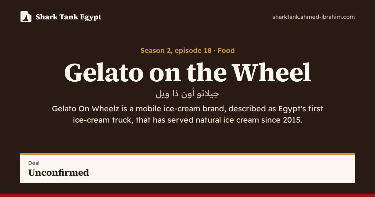 Gelato on the Wheel